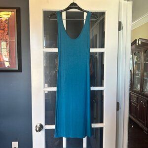 Women's Bodycon Tank Dress - Teal